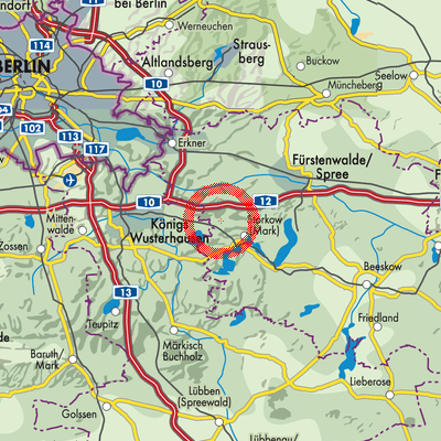 Landkarte Alt-Stahnsdorf