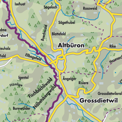 Übersichtsplan Altbüron