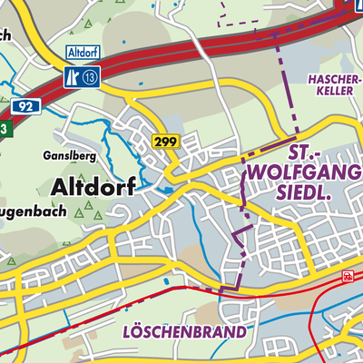 Übersichtsplan Altdorf