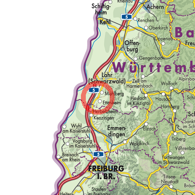 Landkarte Altdorf