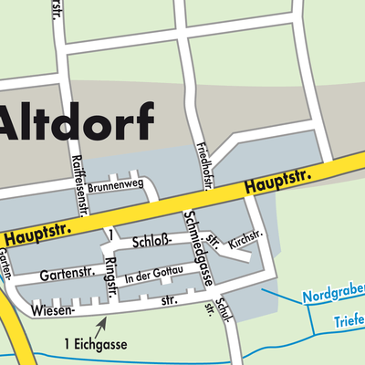 Stadtplan Altdorf