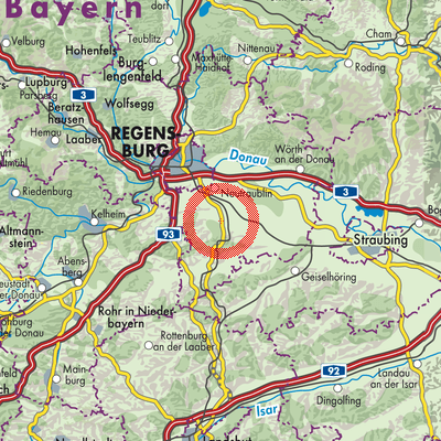 Landkarte Alteglofsheim (VGem)