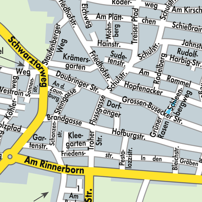 Stadtplan Alten-Buseck