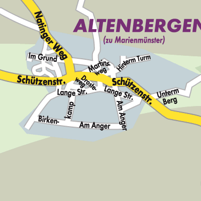 Stadtplan Altenbergen