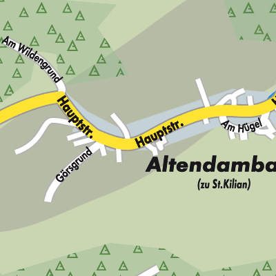 Stadtplan Altendambach