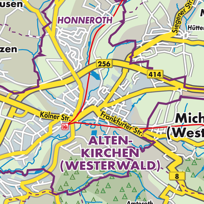 Übersichtsplan Altenkirchen-Flammersfeld