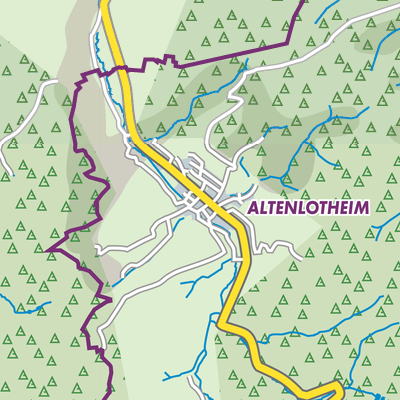 Übersichtsplan Altenlotheim