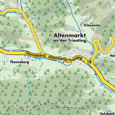 Übersichtsplan Altenmarkt an der Triesting