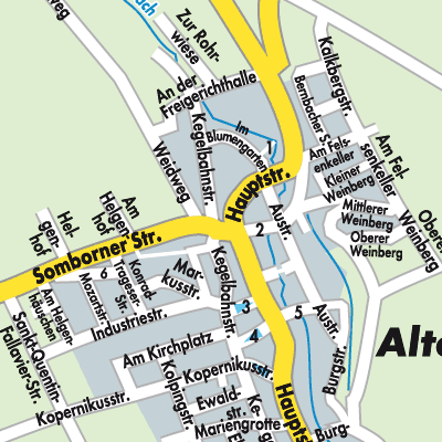 Stadtplan Altenmittlau