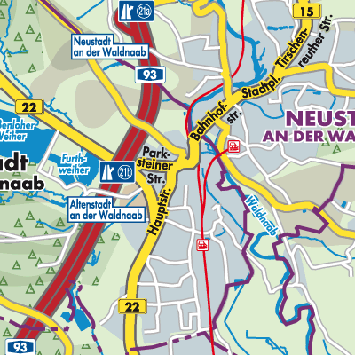 Übersichtsplan Altenstadt an der Waldnaab