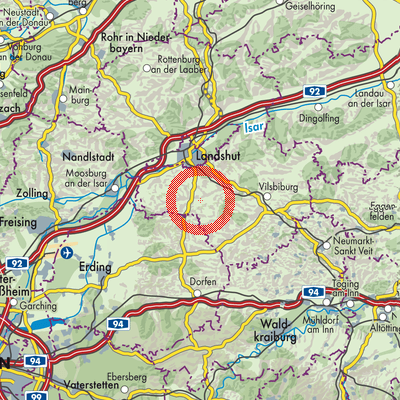 Landkarte Altfraunhofen (VGem)