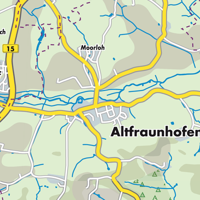 Übersichtsplan Altfraunhofen (VGem)