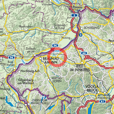 Landkarte Altheim