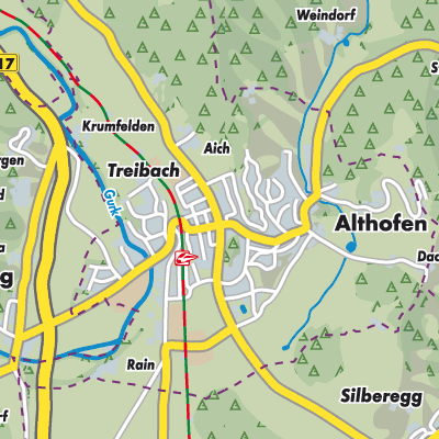 Übersichtsplan Althofen