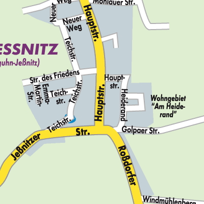 Stadtplan Altjeßnitz