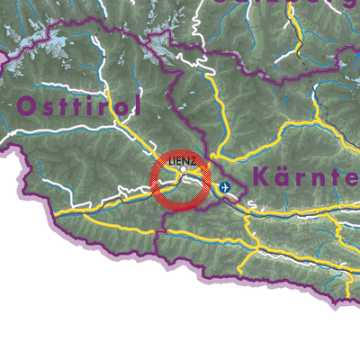 Landkarte Amlach