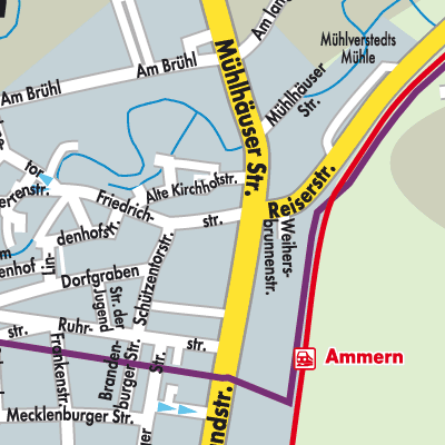 Stadtplan Ammern