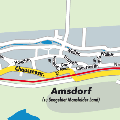 Stadtplan Amsdorf