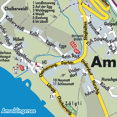 Stadtplan Amsoldingen