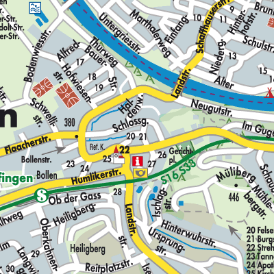 Stadtplan Andelfingen