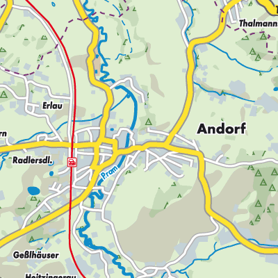 Übersichtsplan Andorf