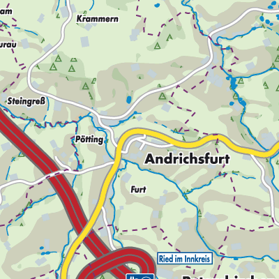 Übersichtsplan Andrichsfurt