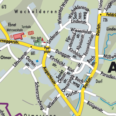 Stadtplan Andwil (SG)