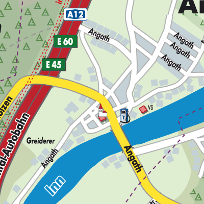 Stadtplan Angath