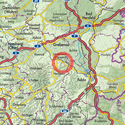 Landkarte Angersbach