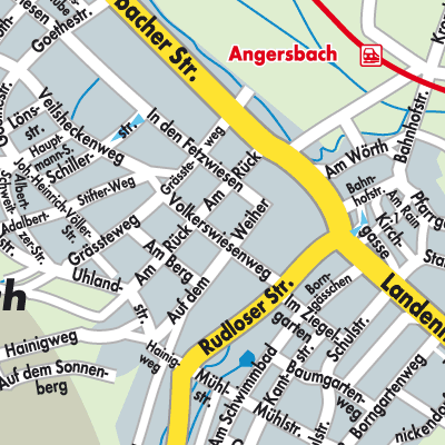 Stadtplan Angersbach
