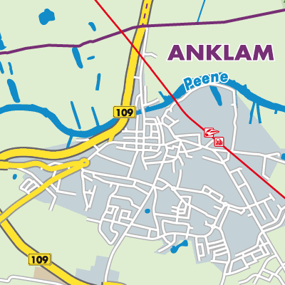 Anklam - Stadtpläne und Landkarten