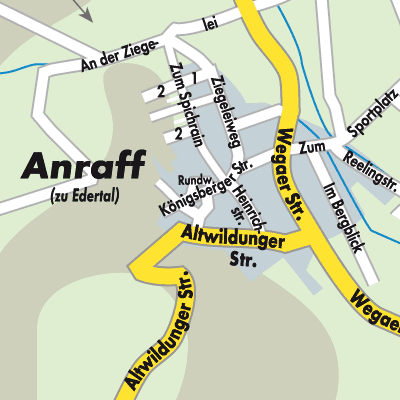 Stadtplan Anraff