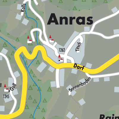 Stadtplan Anras