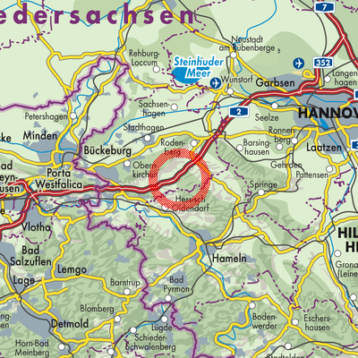 Landkarte Antendorf