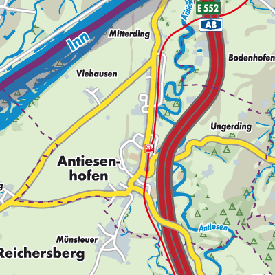 Übersichtsplan Antiesenhofen