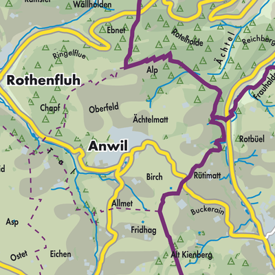 Übersichtsplan Anwil