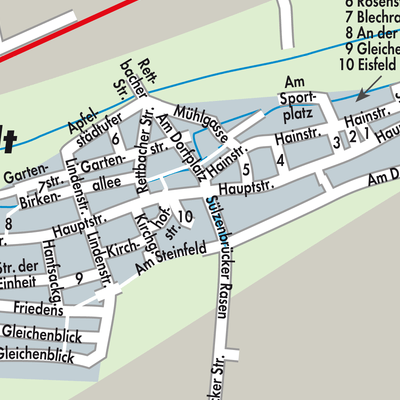 Stadtplan Apfelstädt