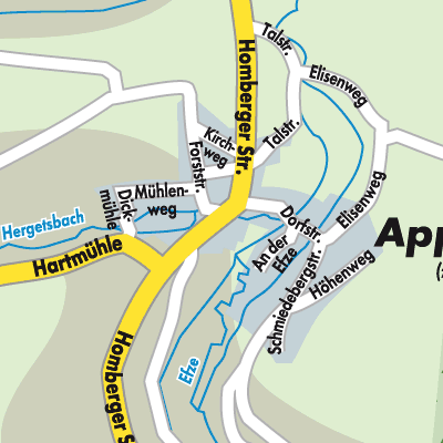 Stadtplan Appenfeld