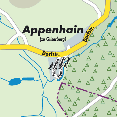 Stadtplan Appenhain
