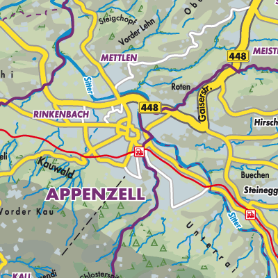 Übersichtsplan Appenzell