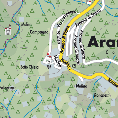 Stadtplan Aranno