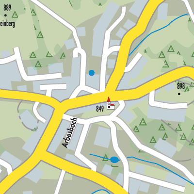 Stadtplan Arbesbach