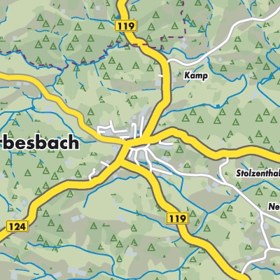 Übersichtsplan Arbesbach