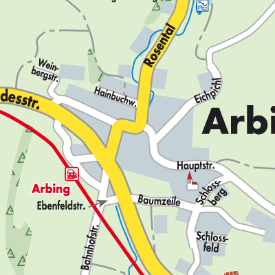 Stadtplan Arbing