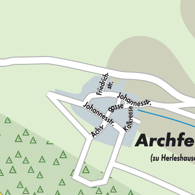 Stadtplan Archfeld