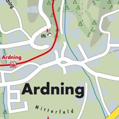 Stadtplan Ardning