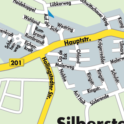 Stadtplan Arensharde