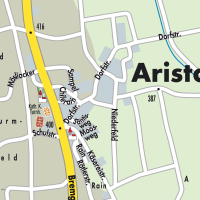 Stadtplan Aristau