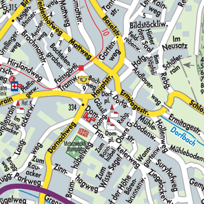 Stadtplan Arlesheim