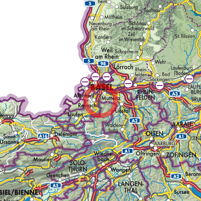 Landkarte Arlesheim